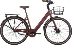 Winther Spirit Unisex E-Bike, Mat Bordeux